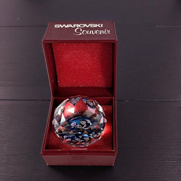 Swarovski Crystal Souvenir Paperweight Scorpion About 1 3/8" in Diameter-NICE!!! - Picture 1 of 16